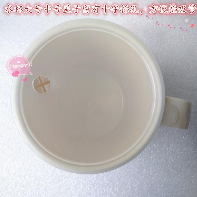 The List of guest pure melamine tableware cartoon children with cover glass keller cup parent - child gargle to hold to fall off