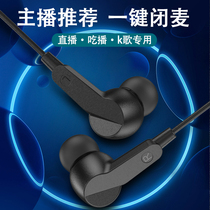 Net red vibrato live headset anchor dedicated mobile computer sound card k song recording radio dubbing singing headset