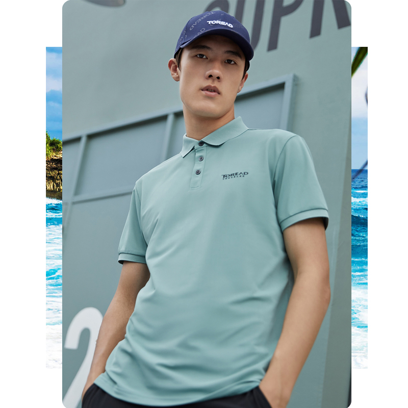 Pathfinder Short Sleeve Men 2021 Outdoor Sports Elastic Breakthrough POLO Business Shirt T-shirt TAJJ81627