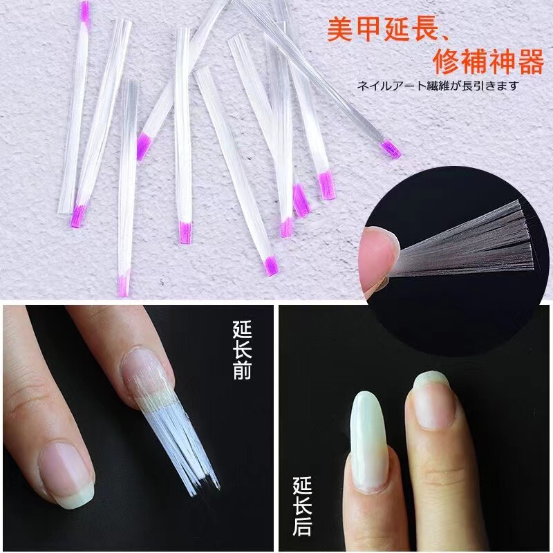 Nail Art Tools Phototherapy Gel Extension Fiber Silk Glass Fiber Paper-Free Tray Quick Extension Piece Nail Extension Magic Tool Nail Art Tools Phototherapy Gel Extension Fiber Silk Glass Fiber Paper-Free Tray Quick Extension Piece Nail Extension Magic Tool