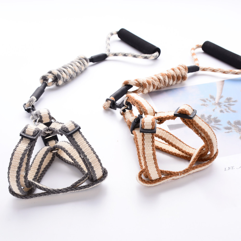 Dog breast-holding baby bag Walking Dog Traction Rope Vest Type Medium Size Small Dog Teddy Kirkled Dog Rope Dog Chain Adjustable