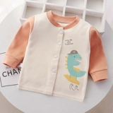 Детское хлопковое весеннее тонкое термобелье, демисезонный раздельный бандаж пупочный, нижнее белье, лонгслив, кардиган