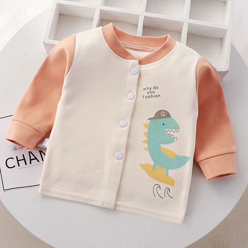 Детское хлопковое весеннее тонкое термобелье, демисезонный раздельный бандаж пупочный, нижнее белье, лонгслив, кардиган