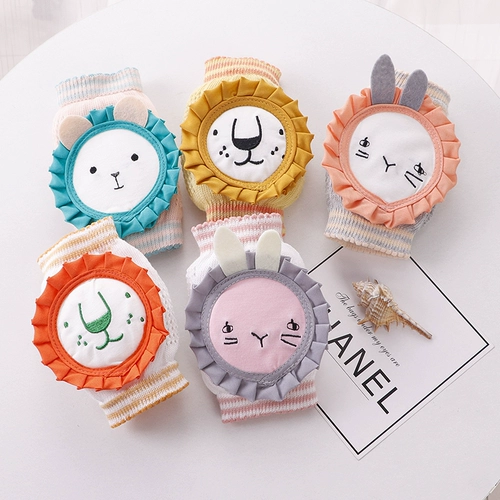 Детские тонкие летние защитные наколенники для раннего возраста, защита при падении, увеличенная толщина