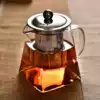 Kung Fu tea set Living room household filter tea pot thickened glass high temperature flower tea pot Black tea tea maker