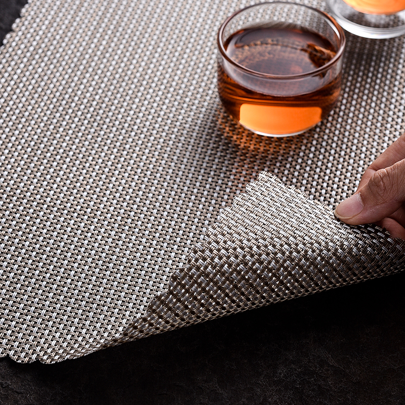 Fiber tea mat Chinese simple waterproof tea table Tea tray partition tea residue mat Heat-resistant tea mat Kung Fu tea accessories Bamboo mat