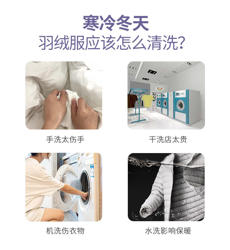 立管家 羽绒服清洗剂200ml 图2