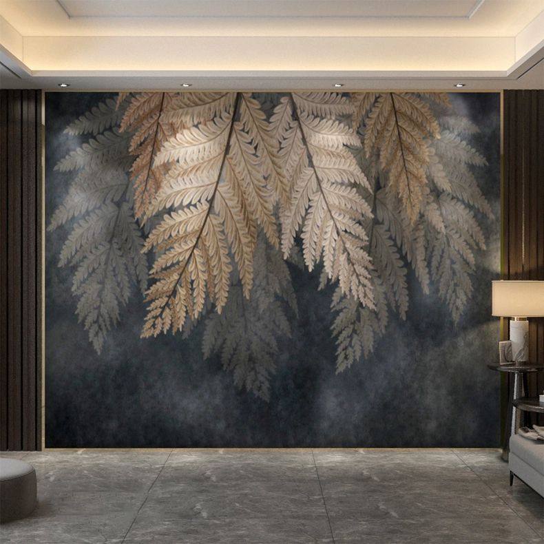 3d Solid TV background wall Wood and wood fibre board integrated wall panel modern minimalist living-room sofa armchair bedroom