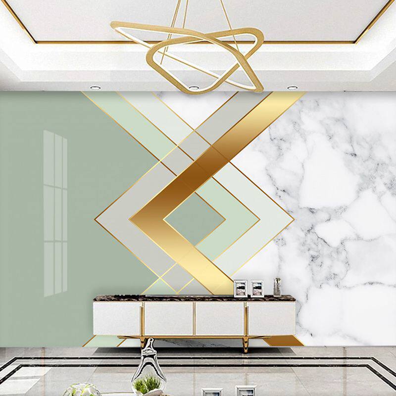 Modern minimalist bamboo wood fiber integrated wall panel fresco background wall Living room dining room Hyun Guan Decoration Painting Fast Fitting Wall