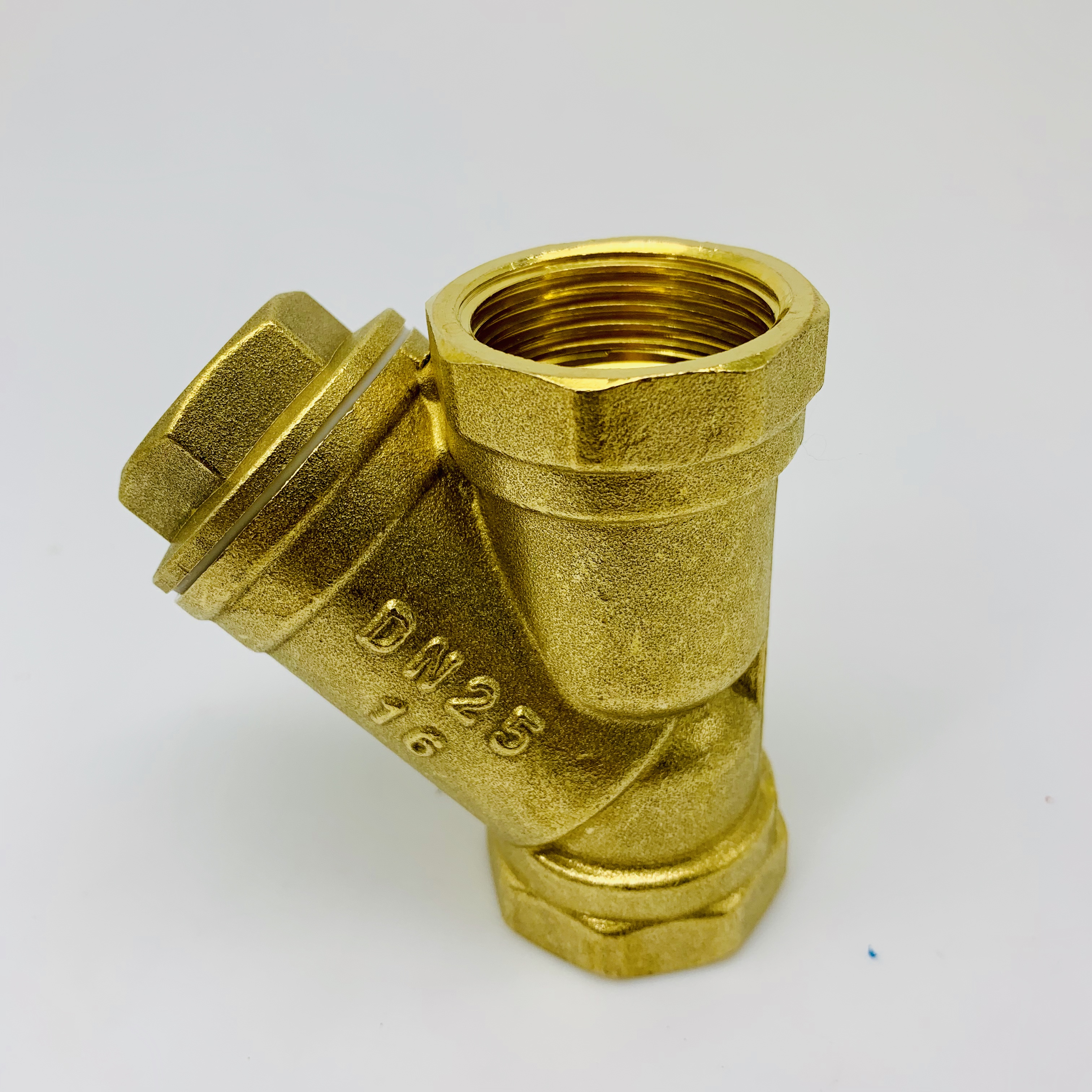 Emeko brass filter 607Y type wire buckle threaded connection with mesh valve 40% 60% 1 inch DN1520