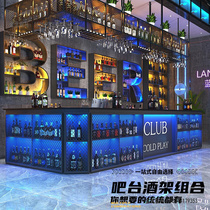 Industrial style bar bar restaurant barbecue shop cashier tavern billiards hall front desk reception desk corner customization