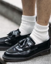 COSMOS HEAVY POUND Thickened Wool Top Cylinder Socks High Silo Pure Color Socks City Boy White Stacked Heaps Socks Socks