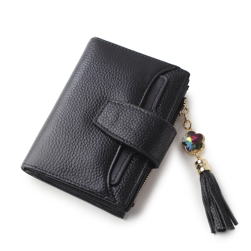 Affordable comfort and exquisite small small multi-function bag ladies card bag with wallet zipper multi-card precision