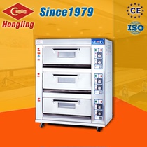 Guangzhou Redsubishi 306 commercial gas oven three layers of six plate bakery baking oven natural gas
