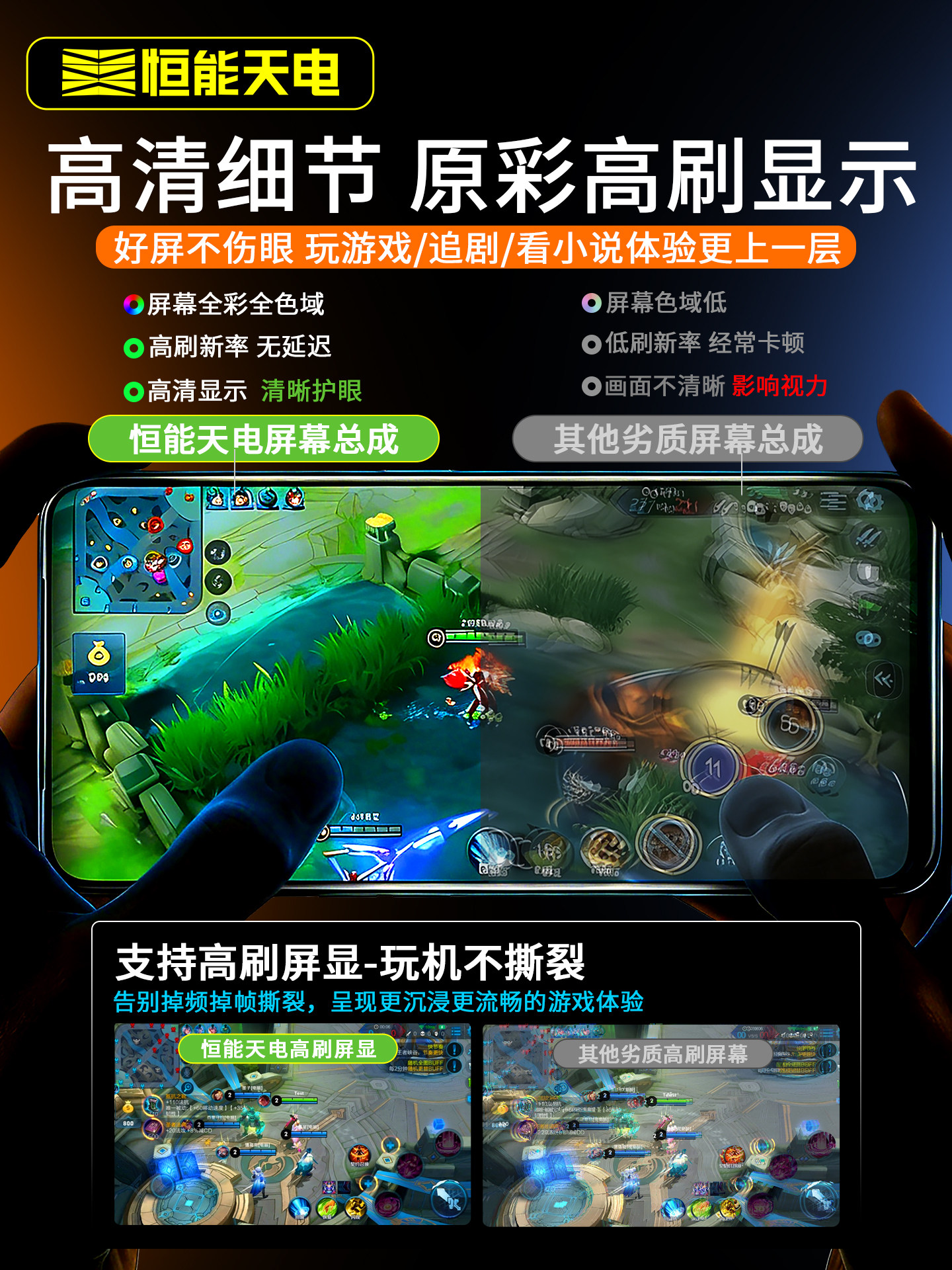 Hengneng Tiandian Genuine Product Suitable for iPhone XS Apple 11 Screen Assembly Xr Original 15 Phone 16 Screen Xsmax Replacement 12Mini Internal and External 13 Display 14Plus Installation 11Pro External Screen Oled