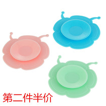Baby cutlery fixed thever Childrens disc bowl non-slip mat insulation double face suction cup stickgel powerful suction cup anti-fall