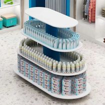 New round shelves island cabinets mother and baby display racks wine display racks shoe store display cabinets toys and gift displays