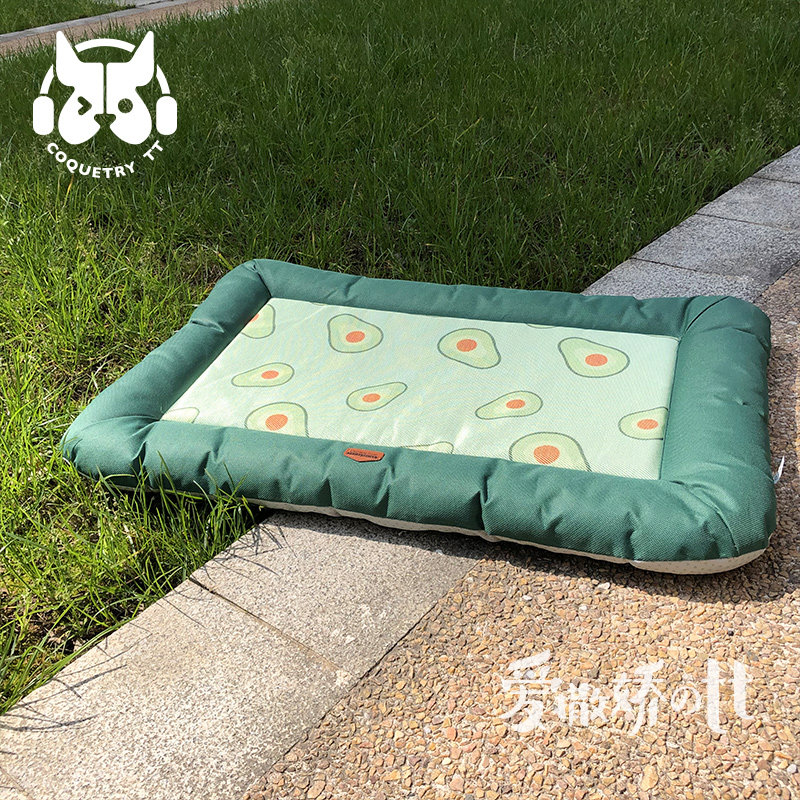 TT Pooch Mat Spring Autumn Breathable method Fighting ice silk cushion small and medium dog Season Universal Pet Nest Cat Sleeping Pads