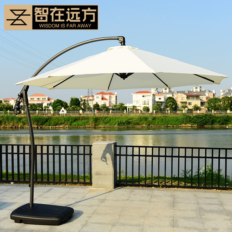 Outdoor umbrella courtyard umbrella garden terrace outdoor beach security guard booth stall umbrella parasol Roman umbrella big sun