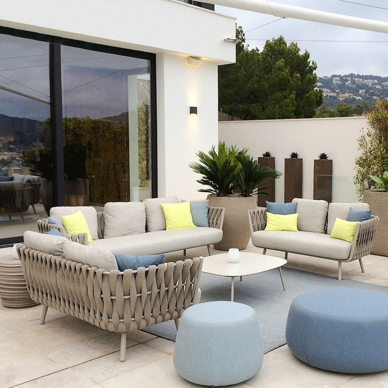 Outdoor Rattan Chair Sofa Designer Rattan Nordic Garden Garden Balcony Terrace Villa Casual Waterproof Furniture