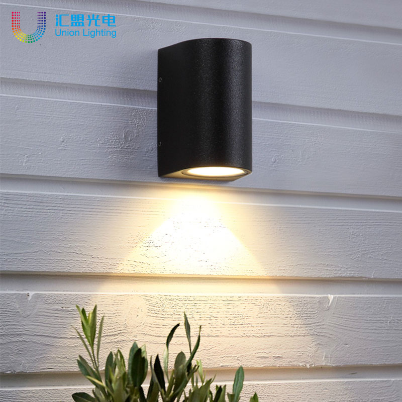 Led outdoor wall lamp external wall unidirectional luminous spotlight modern minimalist courtyard wall lamp single head wall lamp outdoor waterproof