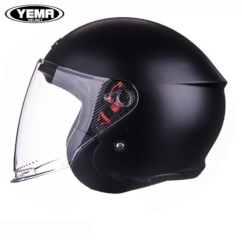 Mustang helmet electric motorcycle ladies winter safety headgear male battery car lightweight half gray four seasons universal
