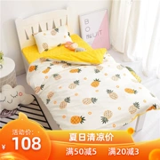 Chăn bông mẫu giáo ba mảnh cotton mùa hè trẻ em chăn quilt bé ngủ trưa sáu miếng với lõi vào bộ đồ giường - Bộ đồ giường trẻ em