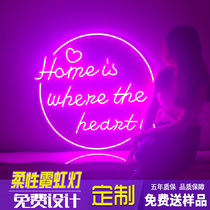 LED advertising signboard logo letter production neon flex luminous word customization facade ins door customization