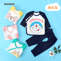  Newborn baby clothes monk clothes summer thin cotton net red cute baby newborn split suit super Western style