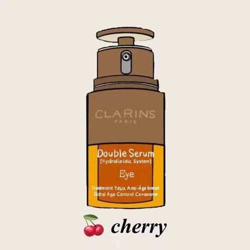 Clarins, омолаживающая эссенция, увлажняющий осветляющий разглаживающий красный (черный) чай, антивозрастной крем для глаз, 20 мл, против темных кругов под глазами, 2 в 1