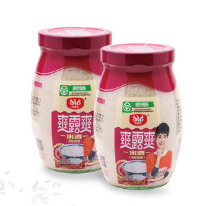 爽露爽米酒醪糟甜酒酿900gX2瓶