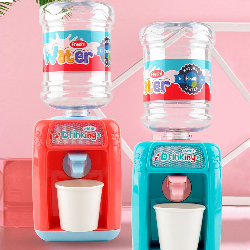 Children play house can water the mini water dispenser kitchen cooking simulation child baby boy girl toy