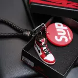 Air Jordan 1, ключи от машины, креативный брелок, баскетбольная спортивная обувь, украшение на сумку для влюбленных подходит для мужчин и женщин, подарок на день рождения