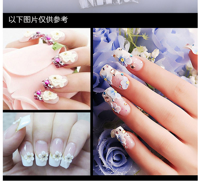 Nail silicone pen 5 công cụ thiết lập hai đầu chạm khắc áp lực sticker ma thuật gương bột kim cương điểm nổi bút bi - Công cụ Nail dụng cụ làm móng