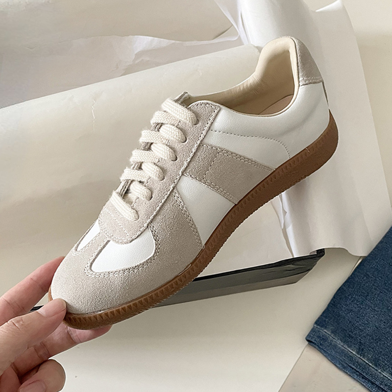 German training small white shoes women's shoes 2022 spring and autumn new student soft bottom flat bottom sports casual forrest shoes