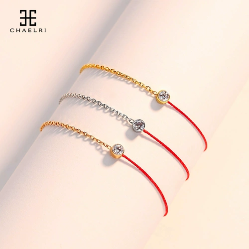 Оберег на день рождения, золотой браслет на ногу, ювелирное украшение, год кролика, розовое золото, подарок на день рождения, простой и элегантный дизайн