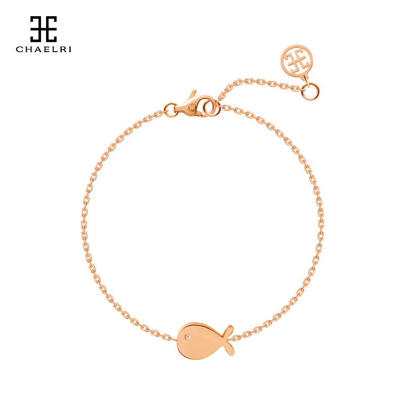 Lan Mi'er cute little whale clown fish small fish bracelet women's Korean version of the simple personality trend niche design fine jewelry