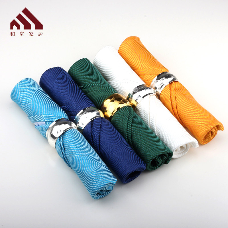 And atrium cloth napkin buffet cushions Padded Neck hotel Home Western Dining Dining Room Folding Flower table Napkin Cup Cloth