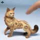 Jxk Misty Forest Cat Jxk320 Static Animal Model Ornament