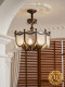 Dizan Bedroom Chandelier, French Mid-Century Style, Grand Master Bedroom Lamp, American Retro, High-End Designer Zhongshan Lighting Fixtures