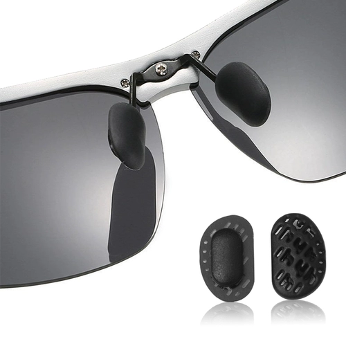 Солнцезащитные очки носовой поддержки силиконовой карты -типа носовая поддержка носа, солнцезащитные очки для носовых опор алюминиевый магний