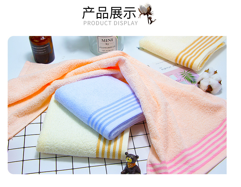 Khăn bông vàng Ưu đãi đặc biệt giặt giũ nước vừa thấm nước nhỏ khăn hình chữ nhật - Khăn tắm / áo choàng tắm khăn tắm trẻ sơ sinh
