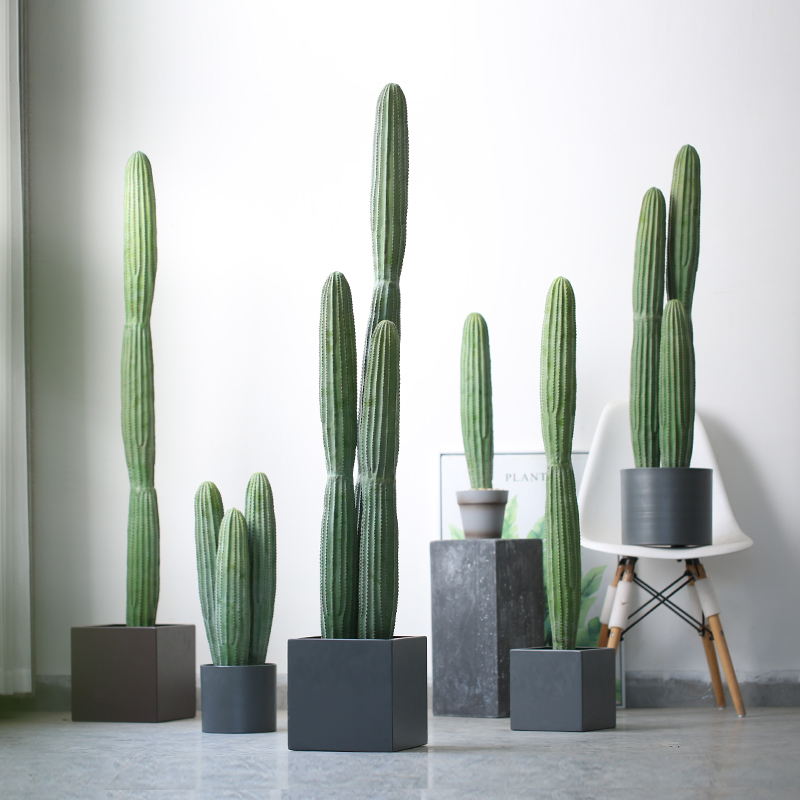 Roman Mom Nordic Style Decorative Pendulum emulated Cactus Cactus Potted Fake Fairy Columns indoor bonsai