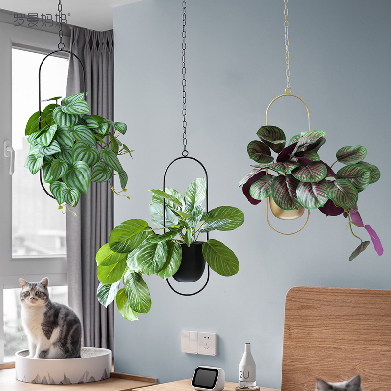 Roman Mom Indoor Air Hanging Accessories Simulation Plant Mall Hanging Hanging Hanging Jewelry Store Soft Decorations decorations-Taobao