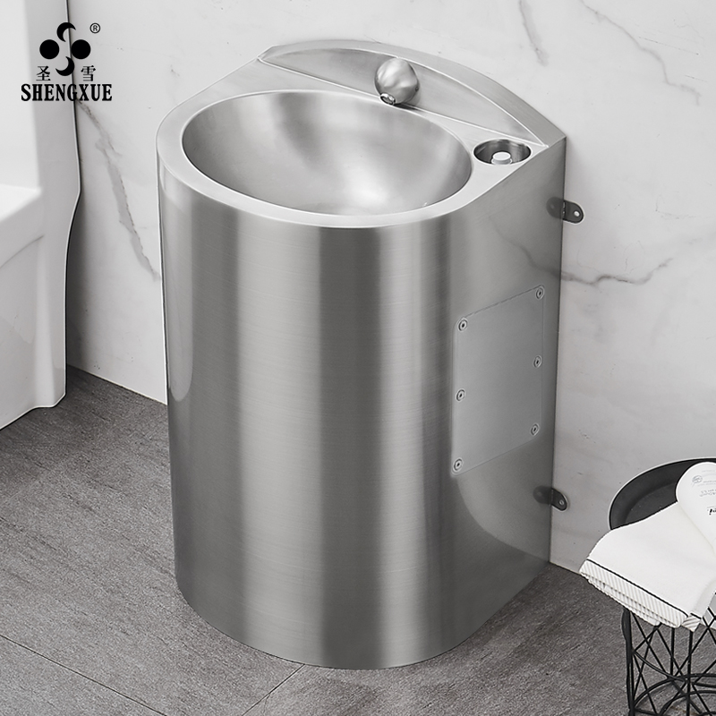 Special floor-type washbasin 304 stainless steel upright post basin make-up room washbasin for the St. Snow Prison Detention Centre
