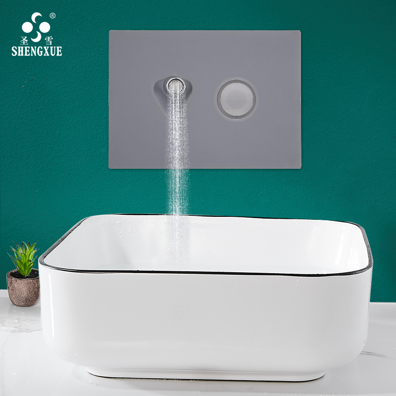 Soft bag jail faucet hidden silicone soft gel talkroom watch wall pressing lag valve