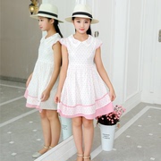 Cô gái ăn mặc 2020 mới mùa hè váy Hàn Quốc phiên bản của cô gái vừa thời trang yop voan công chúa váy bãi biển váy trẻ em.