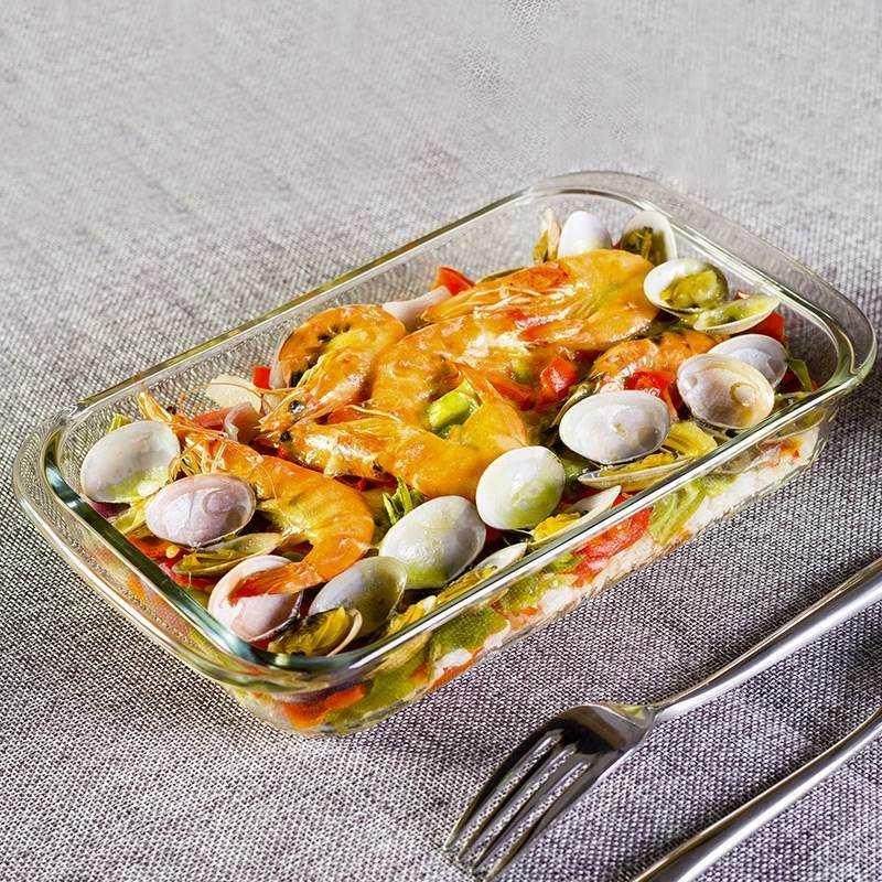 The Toughened baing the family fish dish oblong