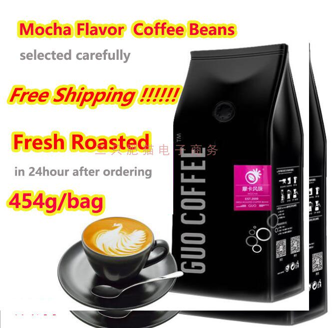 selected Mocha Coffee Beans fresh roasted coffee bean