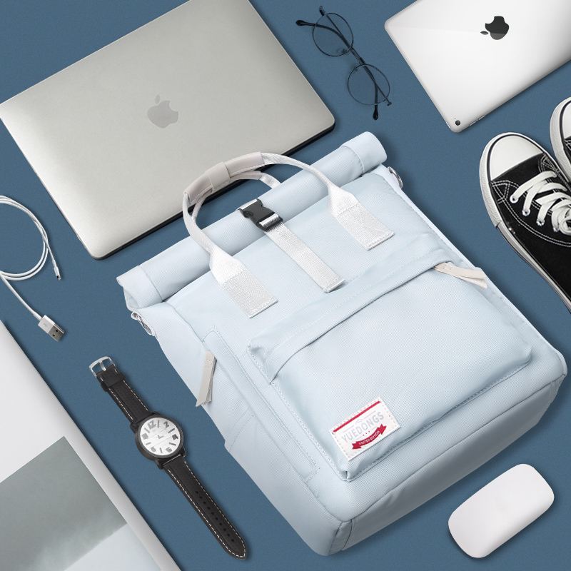 Pen electric bag Double shoulder woman 14 inch 16 Shoulder Bag 15 6 Handins Wind 156 Anti-fall shockproof 13 Applicable macbookpro Apple macbookair Lenovo Huawei